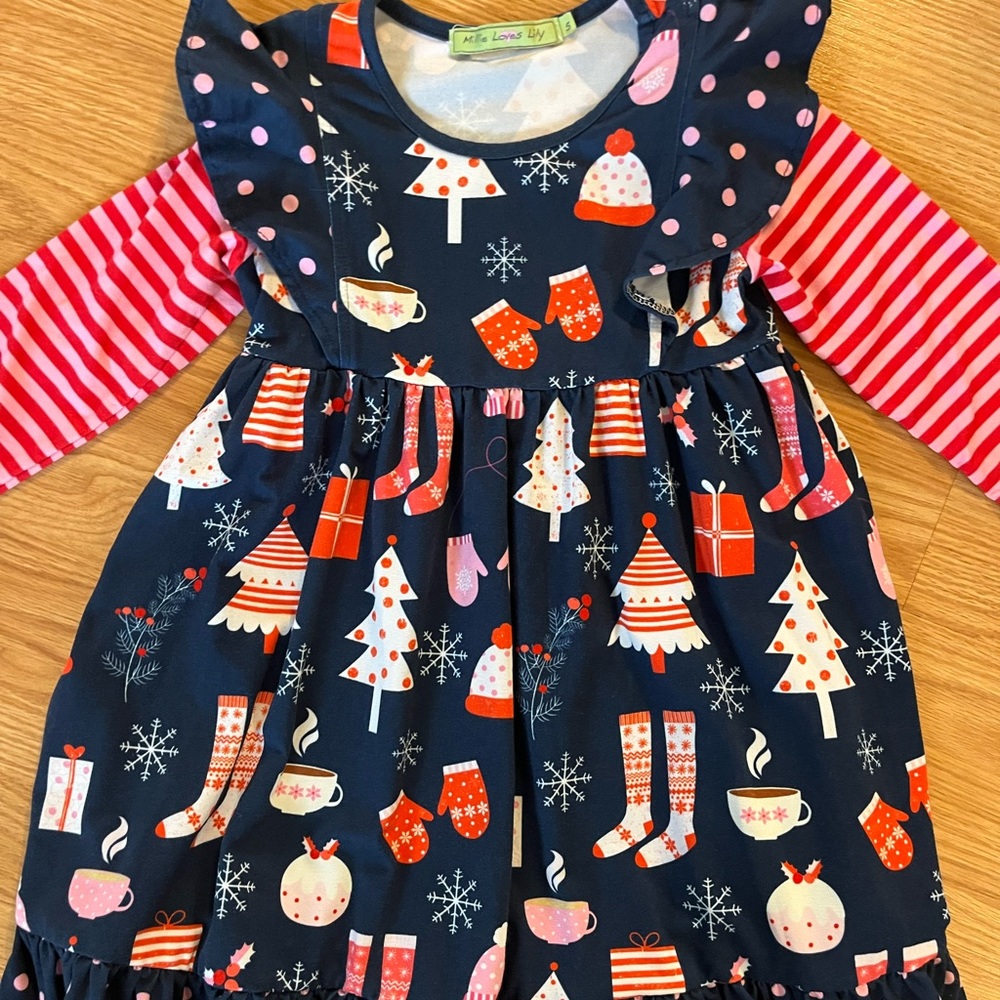 Millie Loves Lily Christmas‎ Dress Size 5